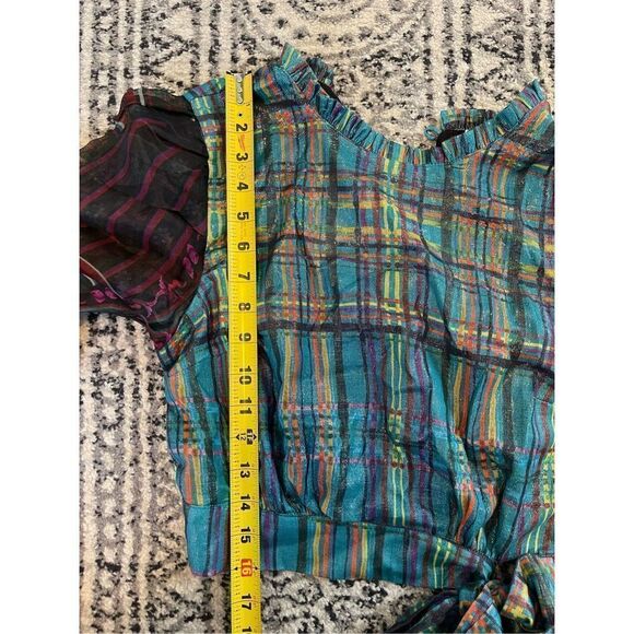 Anthropologie - Puff-Sleeved Organza Blouse size S - Picture 12 of 12